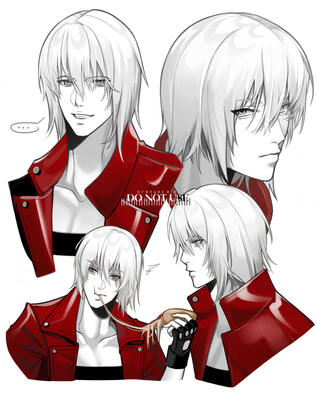 Dante sketch from Devil May Cry